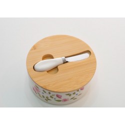Quesera Artesanal de Porcelana
